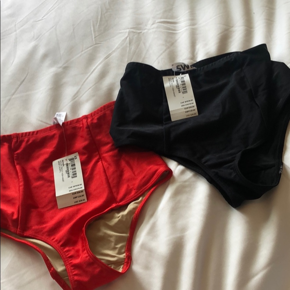 High Wasted Bathing suit bottoms